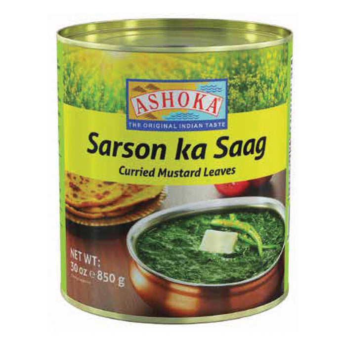 ASHOKA SARSON KA SAAG IN CAN, 850g
