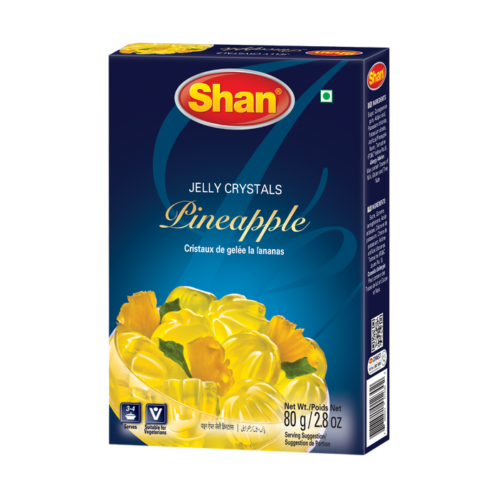 SHAN JELLY CRYSTAL PINEAPPLE,  80g