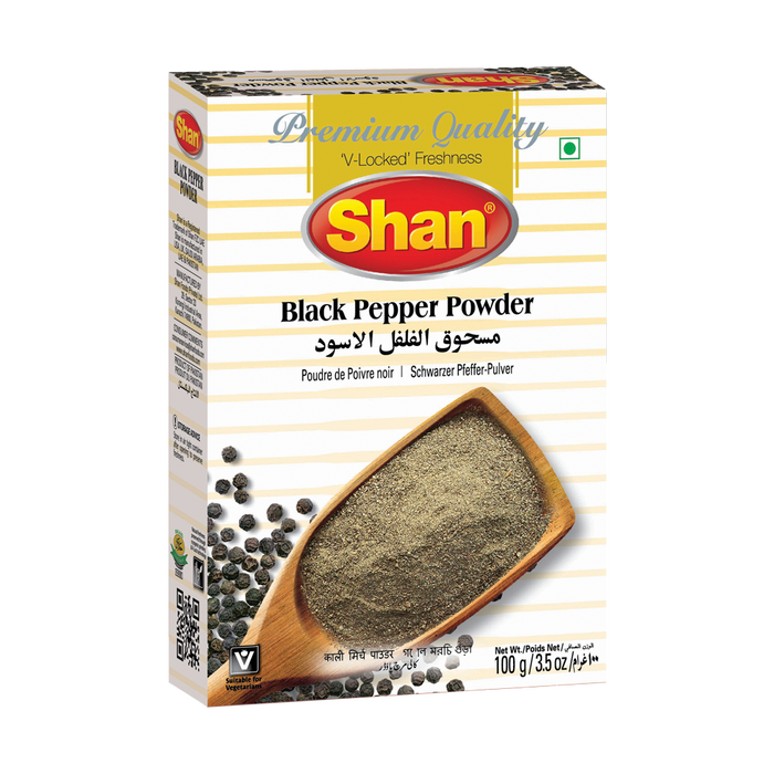 SHAN BLACK PEPPER POWDER PREMIUM,  100g
