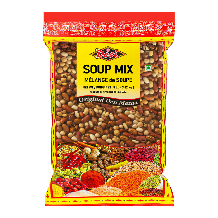 BEANS MIXED/ SOUP MIX, [DESI], 8Lb
