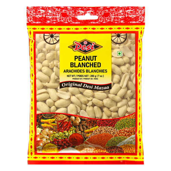 PEANUT BLANCHED [DESI],  200g