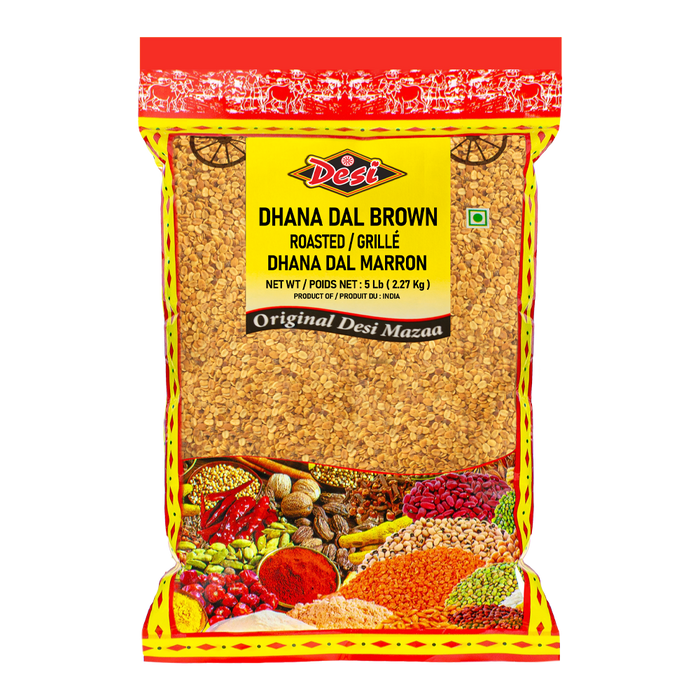 DHANA DAL RSTD BROWN [DESI], 5Lb