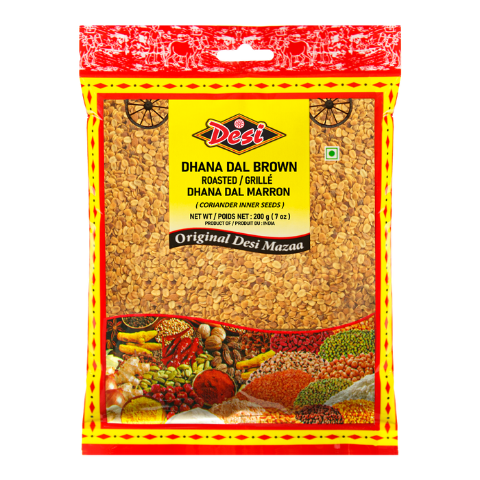 DHANA DAL RSTD BROWN [DESI],  200g