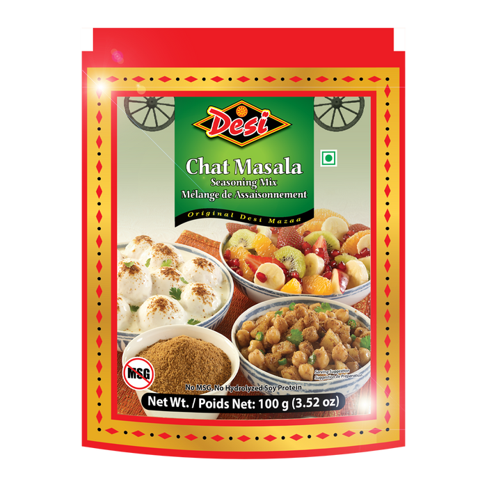 MASALA CHAT [DESI], 100g IN POUCH