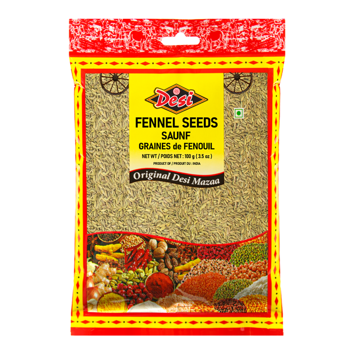FENNEL SEEDS [DESI],   100g