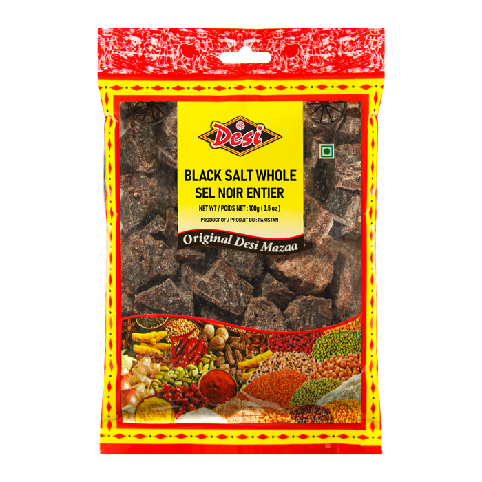 SALT BLACK WHOLE [DESI],  100g