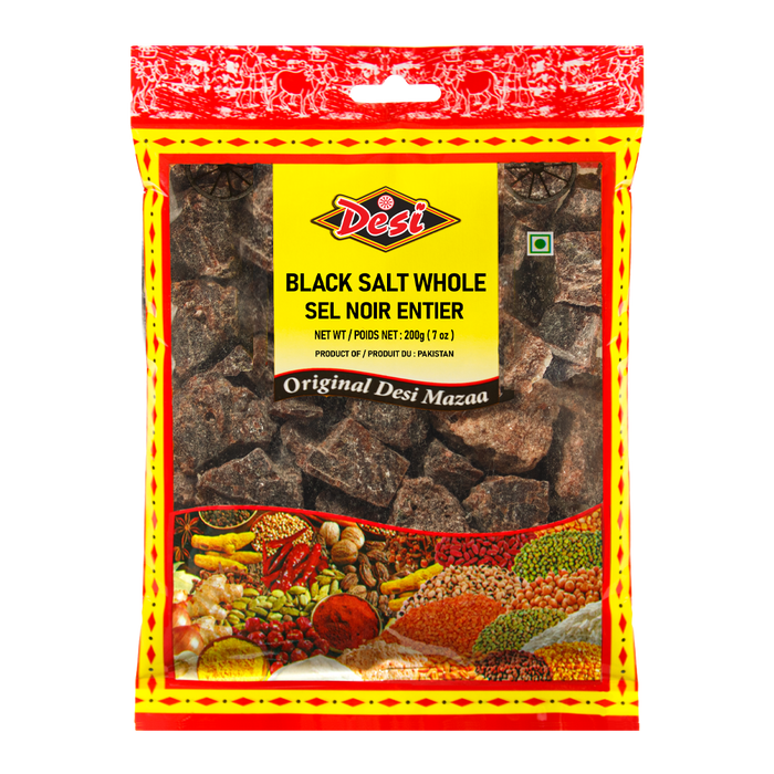 SALT BLACK WHOLE [DESI],  200g