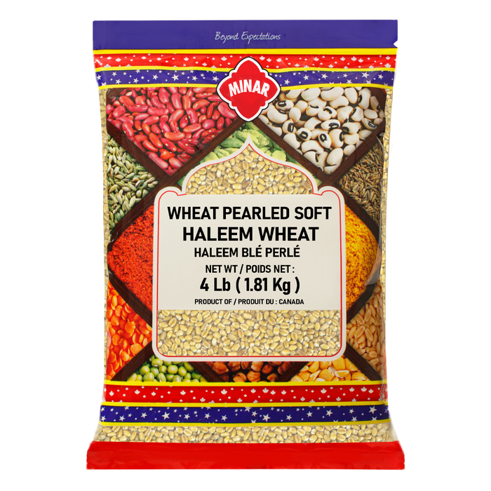 WHEAT HALEEM - PEARLED SOFT [MINAR],  4Lb