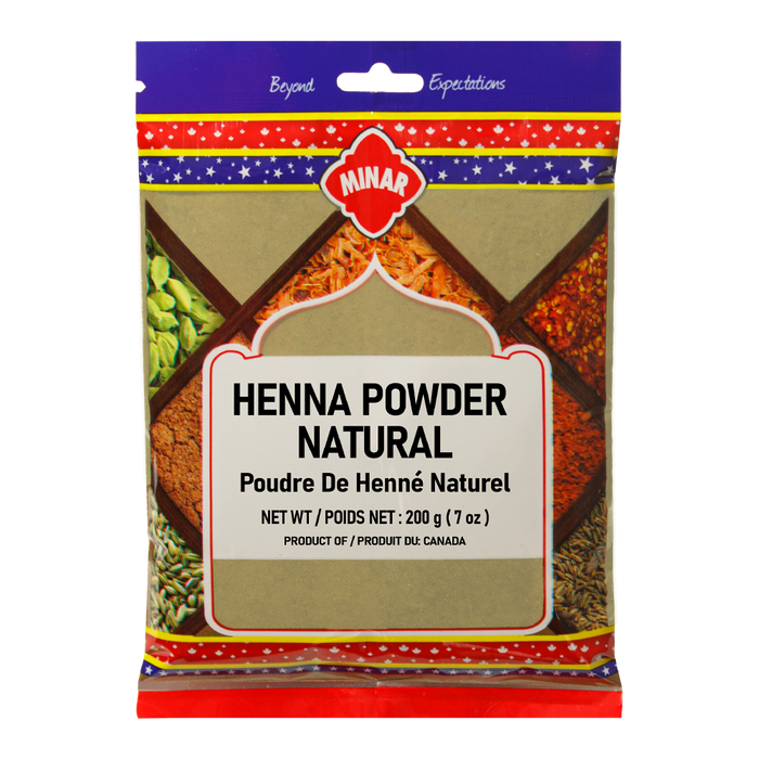 HENNA POWDER NATURAL [MINAR],   200g