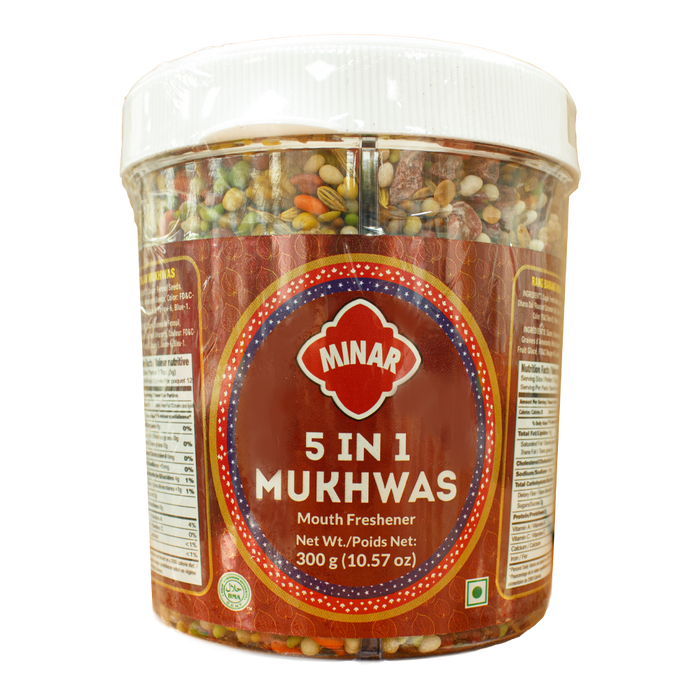 MOUTH FRESHNR [MINAR] 5 IN 1 IN JAR, 300g