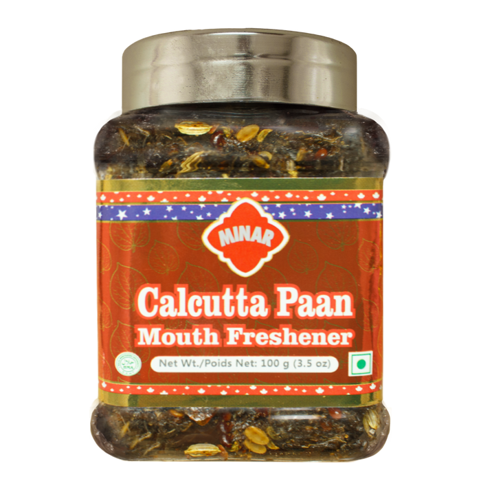 MOUTH FRESHNR [MINAR] - CALCUTTA PAAN [DRY PAAN] S.ST CAP, 100g