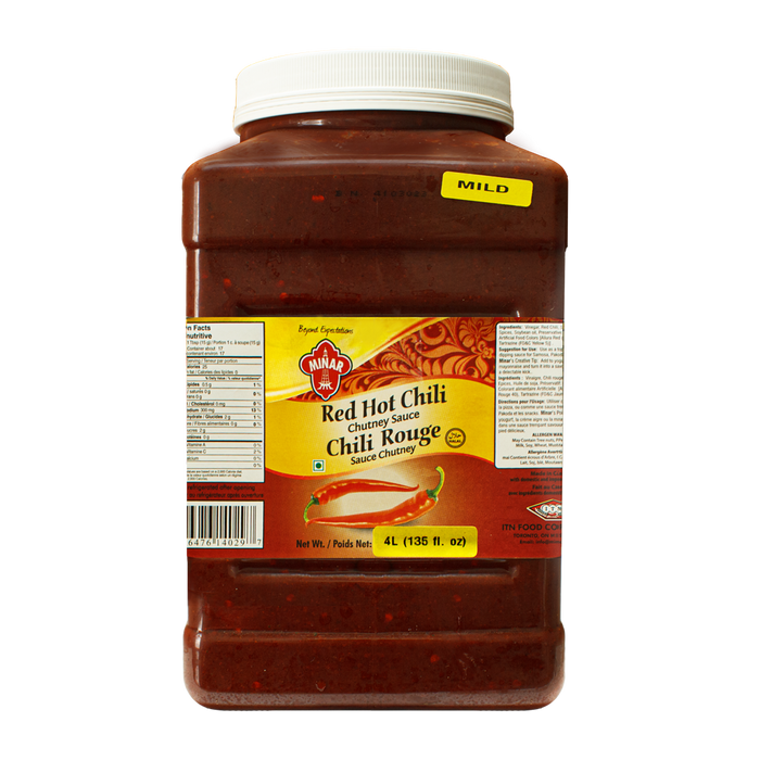 CHUT/SAUCE REDHOT CHILI [MINAR], 4L