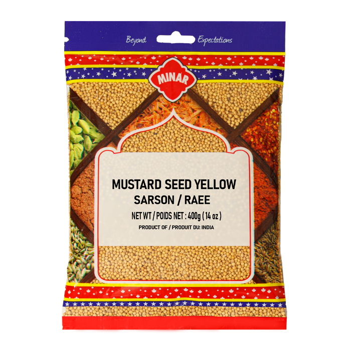 MUSTARD SEEDS YELLOW [MINAR],   400g