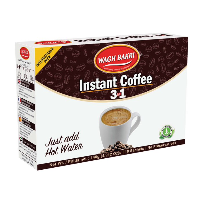 TEA WB INSTANT COFFEE, 140g